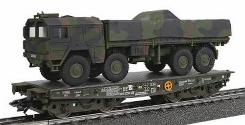 Marklin 48713 Rimmps Flatcar and 10T GL Trk