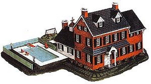 Model Power 1514 N Scale Two Story Building/Echelle Maison 2-Etages Building Kit