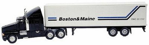 Model Power 18003 HO Scale B&M LH Tractor w/Box Trailer