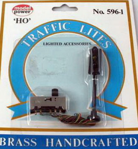 Model Power 5961 HO Scale 1-3 Way Traffic Light