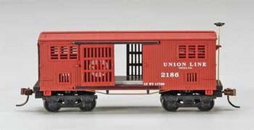 Mantua 722050 HO Scale Pennsylvania Railroad 1860 Wooden Horse Car #2186