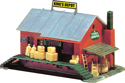 Model Power 774 HO Scale Built-up Warehouse