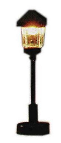 Model Power 8486 N Scale Square Top Suburban Clear Globe Lamposts (Pack of 3)