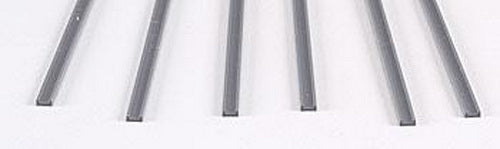 Plastruct 90043 0.050" x 15" x 1/8" ABS Plastic Channel (Pack of 7)