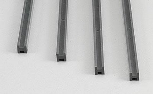 Plastruct 90064 3/16" x 24" x 3/16" ABS H-Columns (Pack of 4)