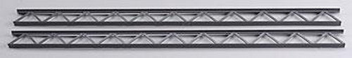 Plastruct 90406 1-3/32" x 12" x 5/8" ABS Warren Open Web Truss (Pack of 2)