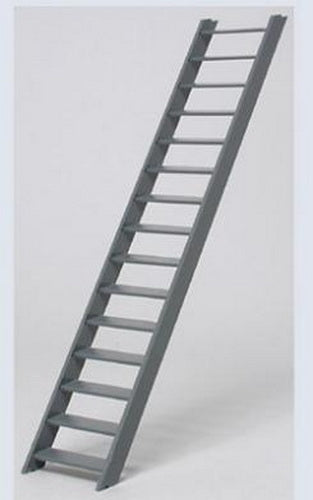 Plastruct 90450 1:16 2-15/32" x 1/2" x 13/16" ABS 3'-0" Stair