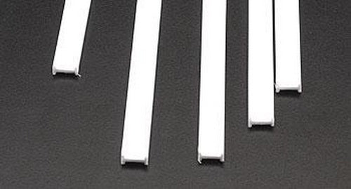 Plastruct 90516 1/8" x 24" x 1/4" Styrene I Beam (Pack of 5)