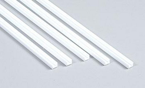 Plastruct 90585 Styrene Deep Channel 1/4" / 6.4mm (Pack of 5)