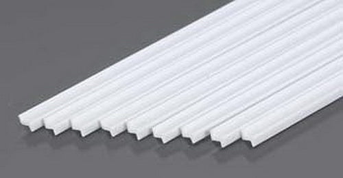 Plastruct 90592 0.057" x 10" x 3/32" Styrene Zee Bar (Pack of 9)