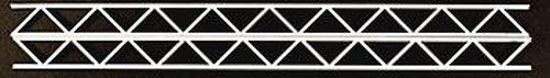 Plastruct 90657 1-21/64" x 1/2" x 3/4" Styrene Warren Open Web Truss (Pack of 2)