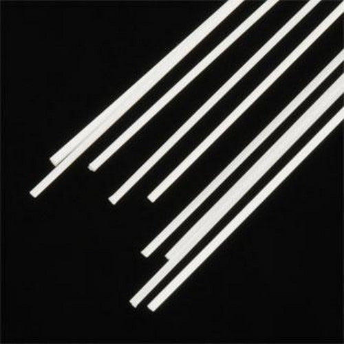 Plastruct 90711 0.030" x 10" x 0.010" Styrene Strip (Pack of 10)