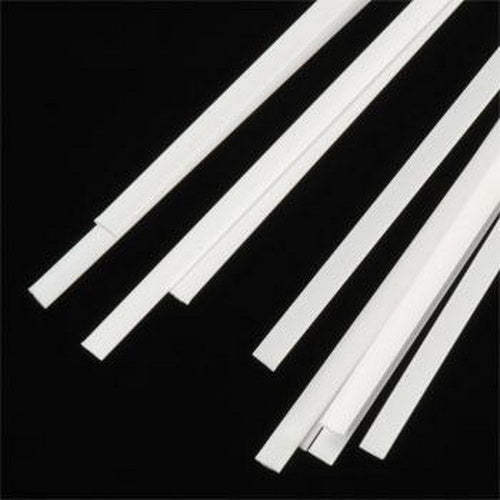 Plastruct 90715 0.100" x 10" x 0.010" Styrene Strip (Pack of 10)
