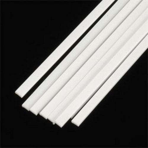 Plastruct 90724 0.080" x 10" x 0.020" Styrene Strip (Pack of 10)