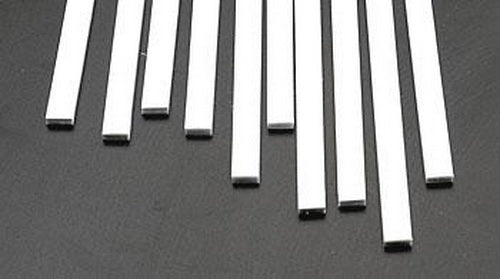 Plastruct 90779 .250" x 10" x 0.100 Styrene Strip (Pack of 10)