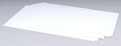 Plastruct 91101 7" x .010" x 12" Styrene Plastic Sheet (Pack of 8)
