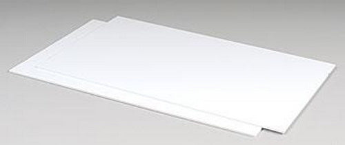 Plastruct 91107 7" x .100" x 12" Styrene Sheet (Pack of 2)