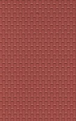 Plastruct 91604 G 1/2" x 7" Brick Sheet (Pack of 2)