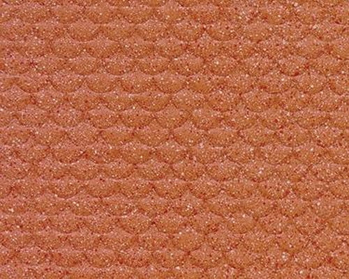 Plastruct 91651 O 12" x 7" Scalloped Edge Tile Sheet (Pack of 2)