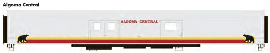 Rapido Trains 106170 HO Algoma Central Baggage Express Car #309