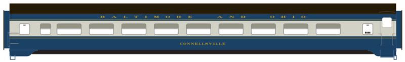 Rapido Trains 501020 N Baltimore & Ohio Duplex Sleeper "Thrush