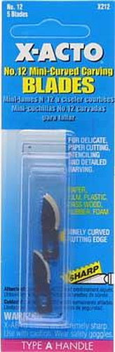 X-Acto 212 #12 Blade Mini Curved Carving Knife (5)
