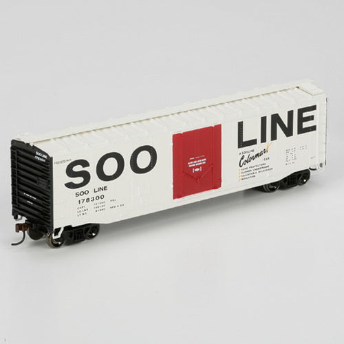 Athearn 71951 HO SOO Line 50' Smooth Side Plug Door Box 178264 - RTR
