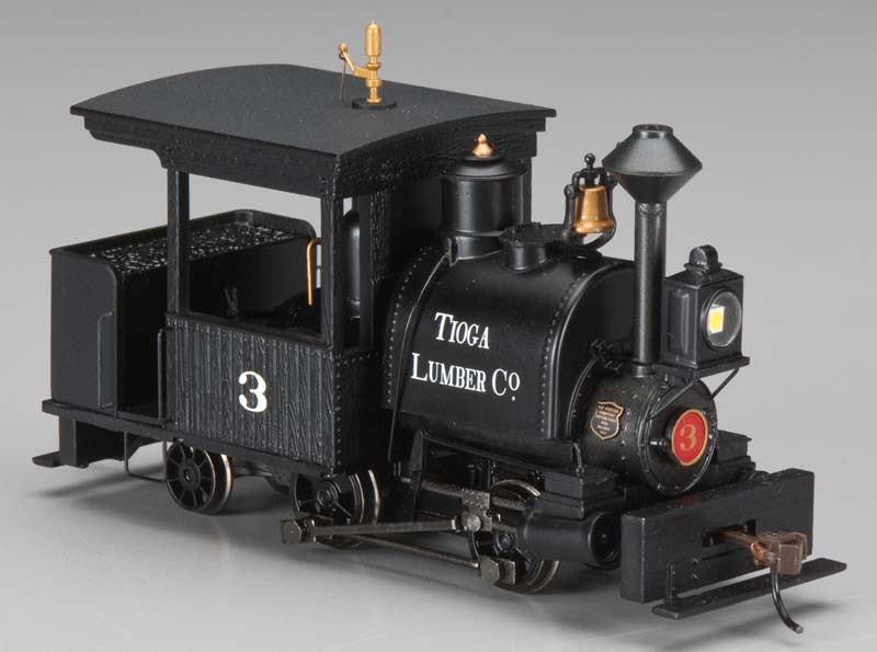 Bachmann 28204 On30 Tioga Lumber Co. Porter 0-4-2 Steam Loco #3 w Sound & DCC