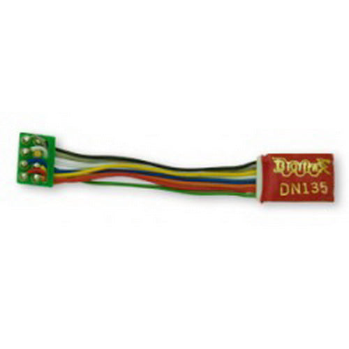 Digitrax DN135PS N/HO Mobile Decoder w/ DCC 3.2" Wires 3-Function 8-Pin 1A