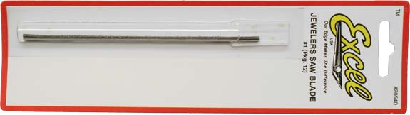 Excel 20540 52 Teeth/Inch #1 Jeweler Saw Replacement Blade