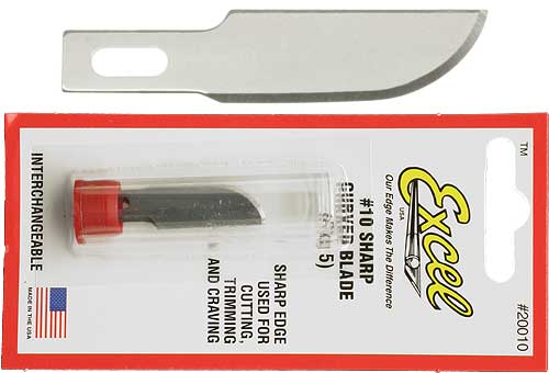 Excel 20010 #10 Curved Edge Replacement Blade (Pack of 5)