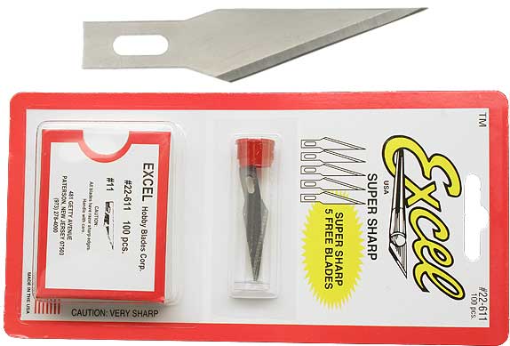 Excel 22611 #11 Double Honed Replacement Blade (Pack of 100)