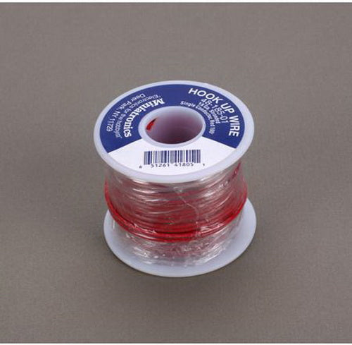 Miniatronics 48-185-01 Red 100' Spool 18 Gauge Single Conductor Straded Wire