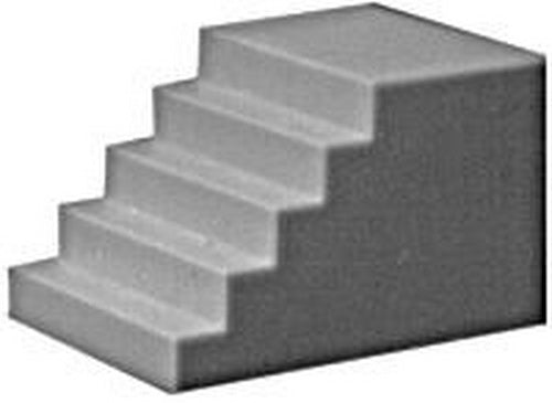 Pikestuff 541-1010 HO Scale Concrete Steps Plastic (Pack of 3)