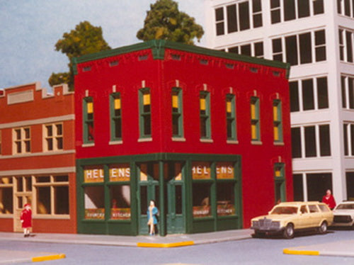 Smalltown USA 699-6012 HO Helen's Country Kitchen Building Kit