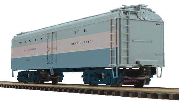 MTH 20-94178 Santa Fe Blue R50B Express Reefer Car