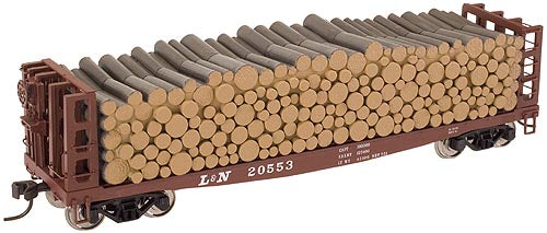 Atlas 1613-2 L&N GSC Pulpwood Flatcar #20515