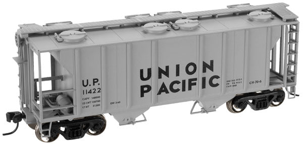 Atlas 11283 HO TrainMan Union Pacific PS-2 2-Bay Covered Hopper Car # 11422