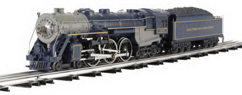 Bachmann 40202 HO Baltimore & Ohio 4-6-4 Hudson 3-Rail w/Smoke Whistle & Bell