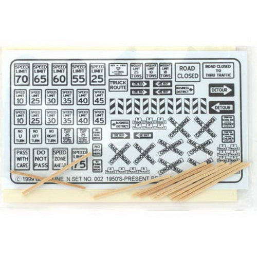 Blair Line 002 N Regulatory Traffic Signs Kit