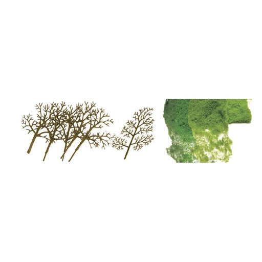 JTT Scenery Products 92020 N 3-4" Premium Kit Sycamore Tree (Pack of 16)