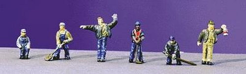 Life Like 1684 HO Scene Master Railroad People Hand Painted Figures (Set of 6)
