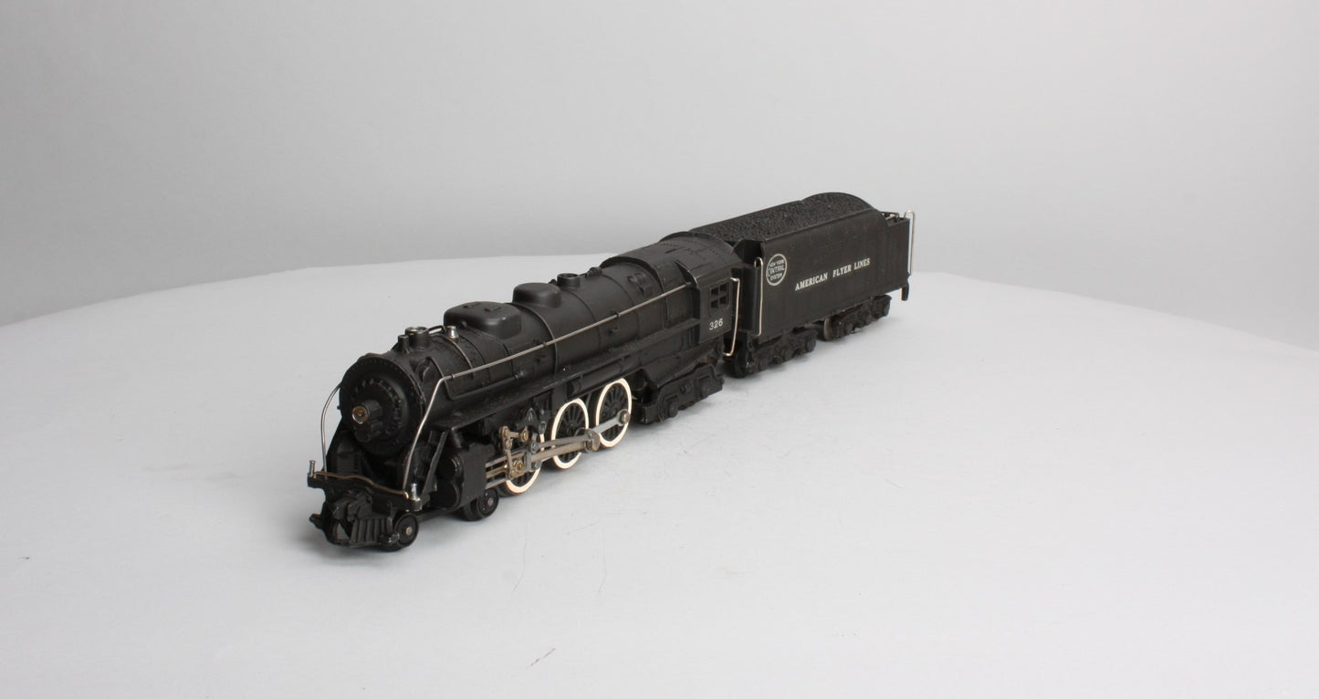 American Flyer 326 Vintage S NYC 4-6-4 Diecast Steam Locomotive & Tender