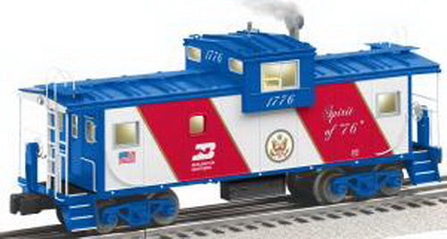 Lionel 6-27665 O Burlington Northern Extended Vision Caboose #1776