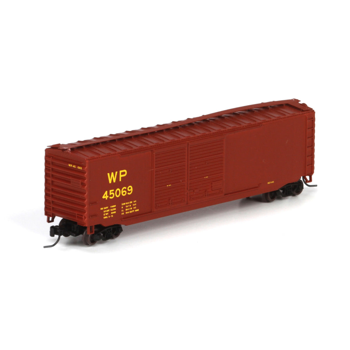 Athearn 24021 N Western Pacific 50'' PS-1 Box #45069