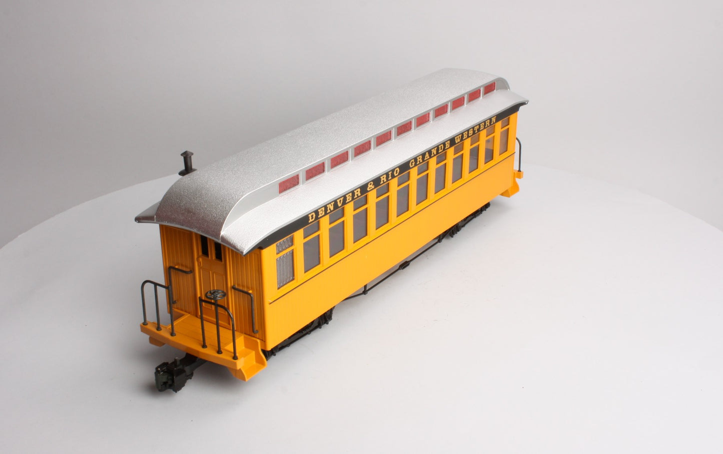 Bachmann 89791 G Scale Denver & Rio Grande Western Coach (Metal Wheels)