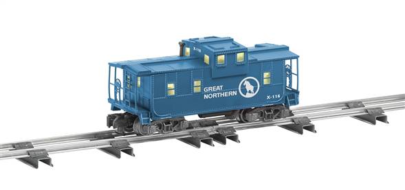 American Flyer 6-48757 S Scale Great Northern Extended Vision Caboose #X-116