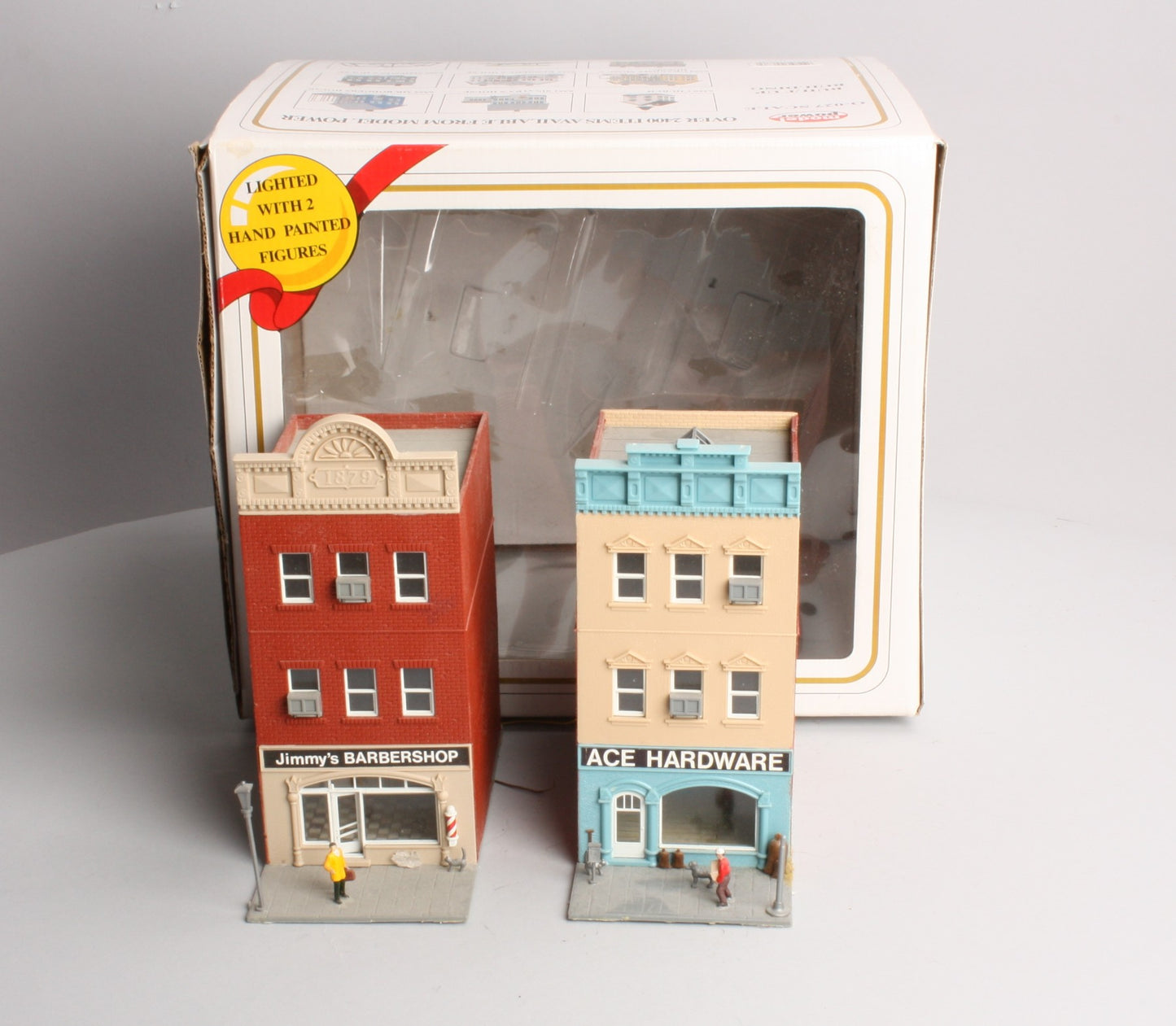 Model Power 678 HO Scale Ace Hardware/Jimmy's Barber Shop