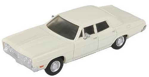 Atlas 99087220 HO Ford Custom Sedan White