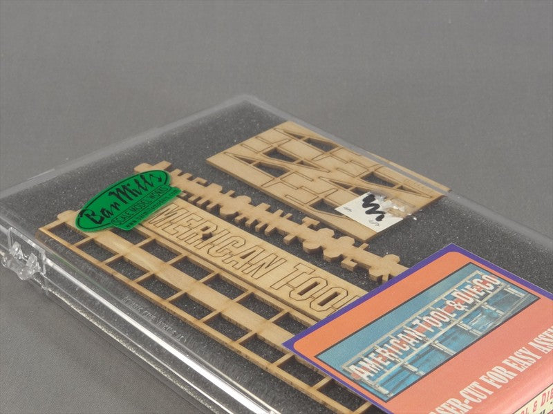 Bar Mills 90202 Laser-Cut Wood Billboards Large,For HO & O American Tool & Die